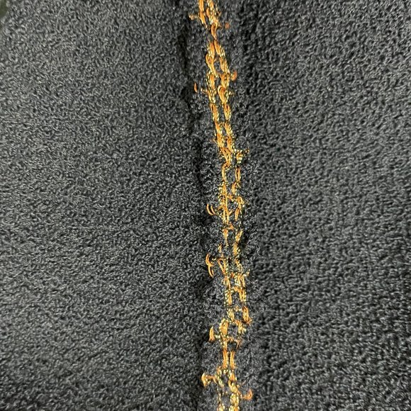 CHANEL $6500 NAVY TWEED BLAZER W/GOLD/BRONZE TRIM - Picture 12 of 12